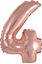 Picture of AMSCAN Balon foliowy mini cyfra 4 róowe zoto 32x40cm 9909692