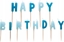 Attēls no AMSCAN wieczki urodzinowe Happy Birthday niebieskie 13 literek 551801