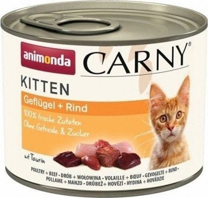 Изображение Animonda ANIMONDA Carny Kitten smak: drób,woowina 200g