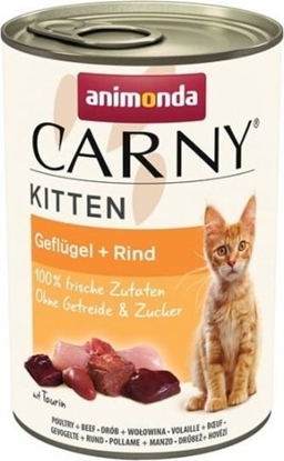 Изображение Animonda Carny Kitten smak: woowina i drób 400 g