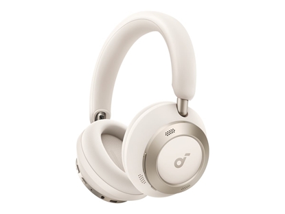 Picture of Anker Soundcore | Foldable Headphones | Space One Pro | Bluetooth | Over-ear | Microphone | Wireless | Cream White