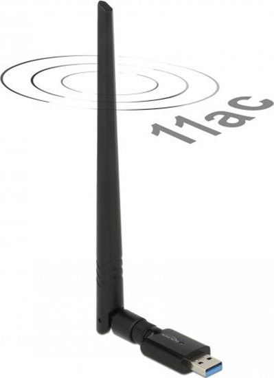 Picture of Delock USB Dualband WLAN ac/a/b/g/n Stick 867 + 300 Mbps mit externer Antenne