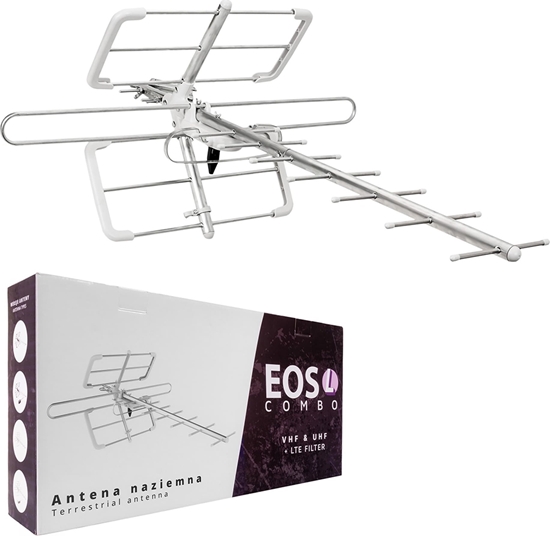 Изображение Antena RTV Spacetronik Antena DVB-T/T2 Spacetronik EOS L Combo White (pasywna)