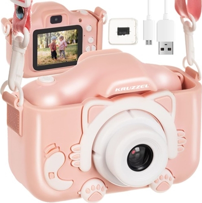 Attēls no Aparat cyfrowy Kruzzel Aparat cyfrowy róowy Kruzzel AC22296