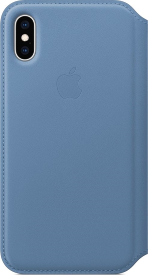 Picture of Apple Etui skórzane folio Iphone XS - chabrowe