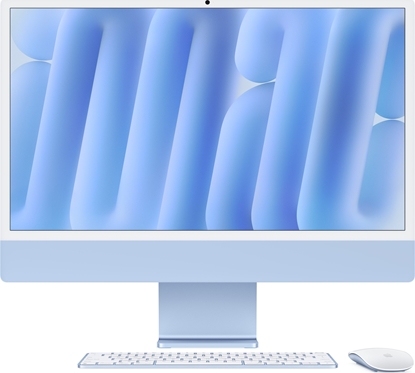 Picture of Apple iMac 24” 4.5K Retina, Apple M4 10C CPU, 10C GPU/16GB/256GB SSD/Blue/SWE | Apple