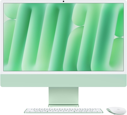 Изображение Komputer Apple iMac 24" 4.5K Retina, M4 10C CPU, 10C GPU/16GB/256GB SSD/Green/RUS
