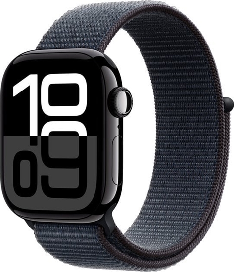 Picture of Smartwatch Apple Watch 10 GPS 42mm Jet Black Alu Sport Loop Granatowy (MWWG3)