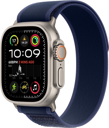 Изображение Smartwatch Apple Watch Ultra 2 GPS + Cellular 49mm Titanium Case Trail Loop M/L Niebieski (MX4L3)