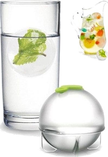 Изображение Apte Silikonowa forma foremka do lodu kula 4 szt. uniwersalny