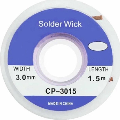 Attēls no Aptel Miedziana TAMA Rozlutownicza Plecionka do usuwania drutu 1,5m x 3mm NZ18A