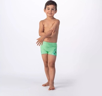 Attēls no AquaWave Dziecice bokserki kpielowe Aquawave IDARO KIDS M000150884 spring bouquet/mint logo print rozmiar 128