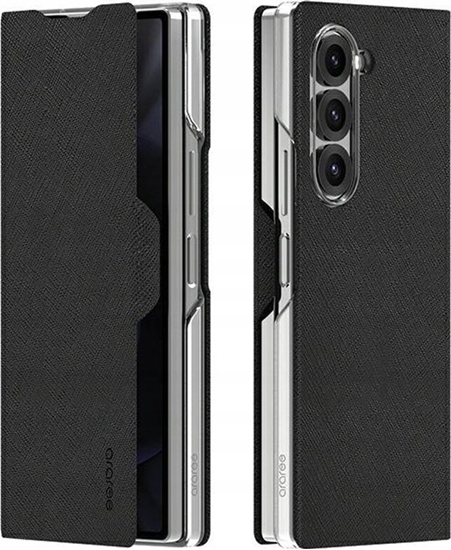 Изображение Araree etui Bonnet Diary Sam Z Fold6 czarny|black 