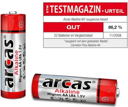 Изображение Arcas AA/LR6, Alkaline, 8 pc(s)