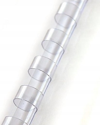 Picture of Argo Grzbiet plastikowy 6mm ARGO 405068 przezroczysty 100 szt