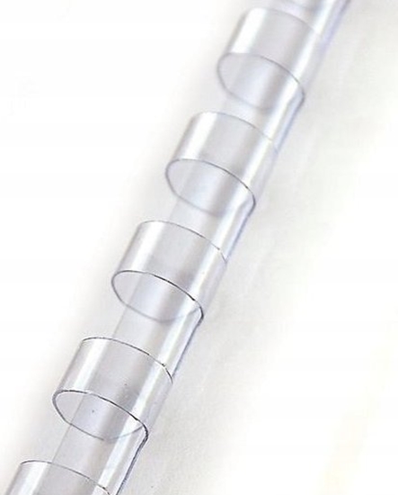 Picture of Argo Grzbiet plastikowy 6mm ARGO 405068 przezroczysty 100 szt