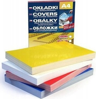 Picture of Argo Karton do bindowania byszczcy A4 ARGO CHROMO 408035 niebieski 250g/m2 25 szt