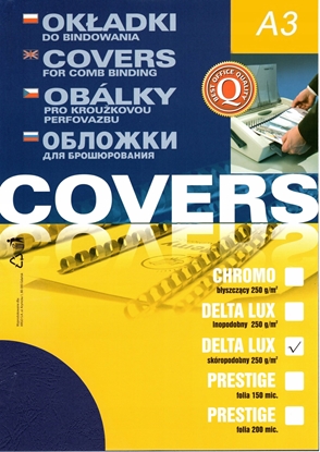 Picture of Argo Karton do bindowania skóropodobny A3 ARGO DELTA 432061 granatowy 100 szt