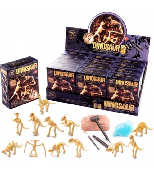 Picture of Arheoloģiskais izrakumu komplekts Dinozaurs dažādas HW23053241