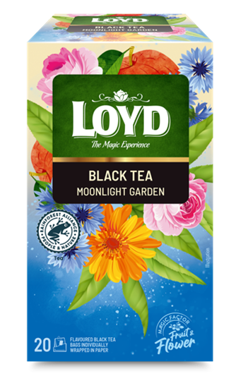 Picture of Aromatizēts melnās un zaļās tējas maisījums LOYD Moonlight Garden 20x1,75 g