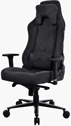 Picture of Arozzi Soft Fabric/Metal/Aluminium | Gaming Chair | Vernazza Soft Fabric | Pure Black