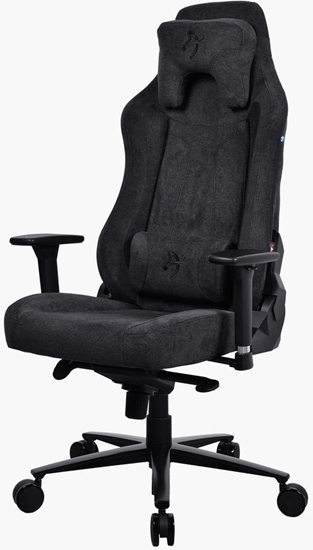 Picture of Arozzi Soft Fabric/Metal/Aluminium | Gaming Chair | Vernazza Soft Fabric | Pure Black