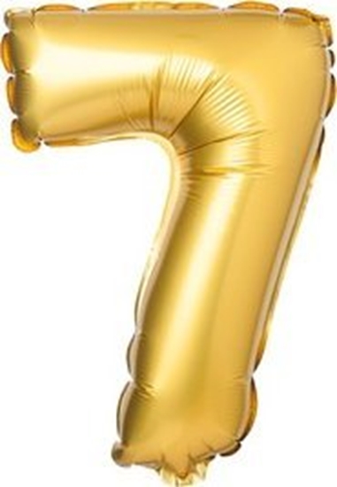 Изображение Arpex Balon foliowy cyfra "7" zota 71cm (28")