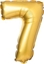 Attēls no Arpex Balon foliowy cyfra "7" zota 71cm (28")