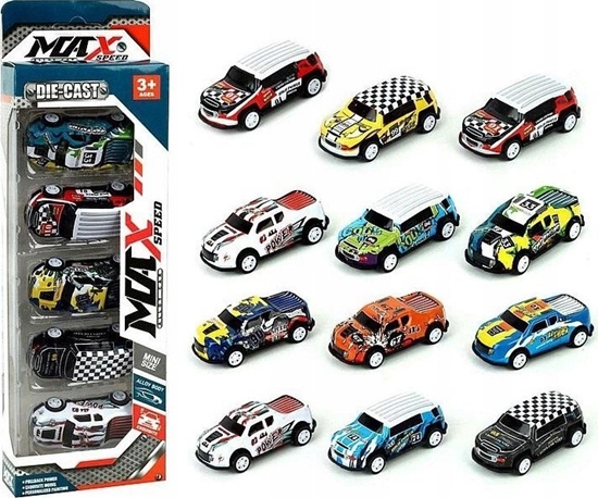 Изображение Artyk Auta metalowe 5szt