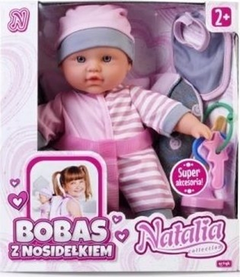 Picture of Artyk Lalka Natalia Bobas z nosidekiem 28cm 122644
