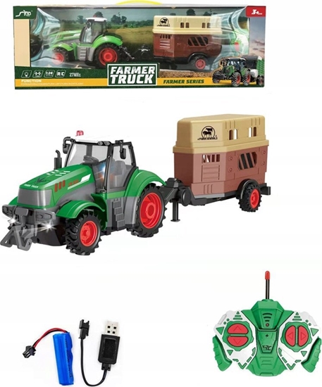 Изображение Askato Traktor z przyczep do przewoenia koni R/C