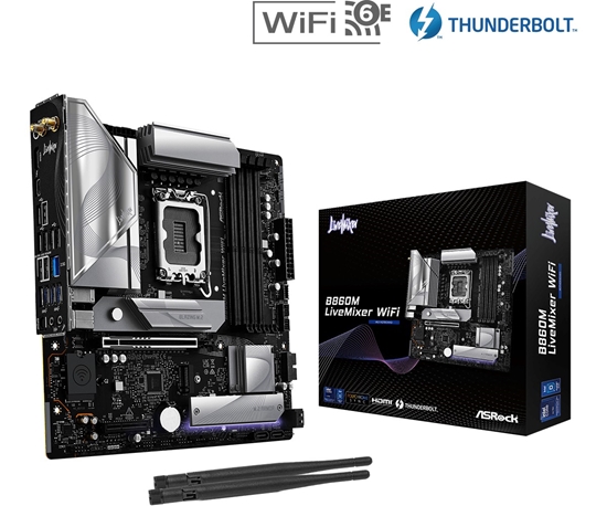 Изображение ASROCK B860M LiveMixer WiFi LGA1851 MB