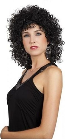 Picture of Aster Peruka krcona czarna przebrania dla dorosych