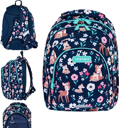 Picture of Astra Plecak szkolny Baby Deer sarenka AB330 3 komorowy 20l ASTRABAG