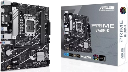 Attēls no ASUS PRIME B760M-K Intel B760 LGA 1700 micro ATX