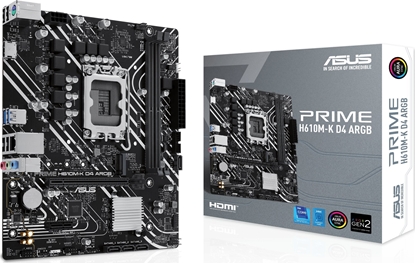 Picture of ASUS PRIME H610M-K D4 ARGB LGA1700 MB