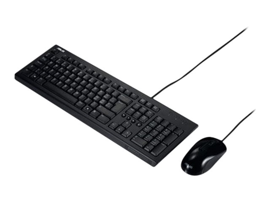Изображение Asus U2000 | Keyboard and Mouse Set | Wired | US | Black