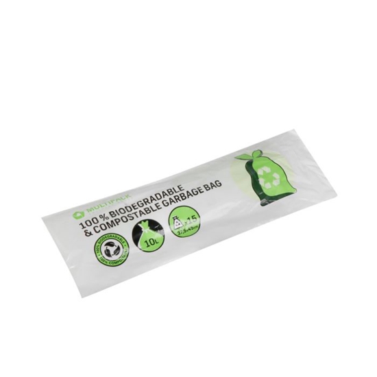 Picture of Atkritumu maisi BIO 10L (37.5x45cm) 18my, 15gab., zaļi