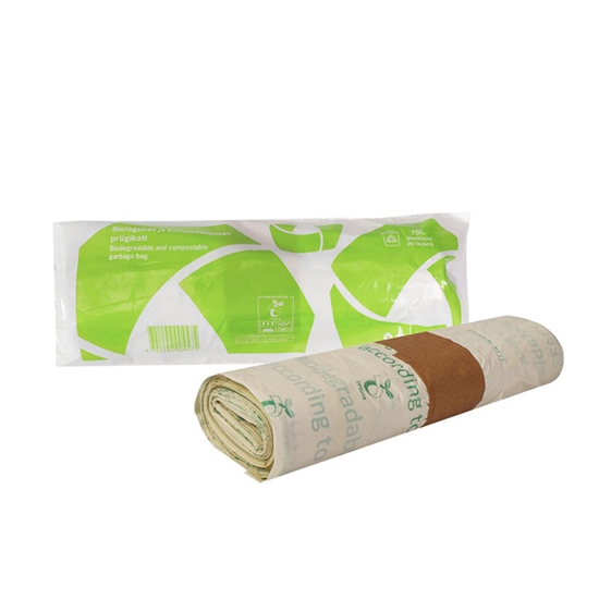 Picture of Atkritumu maisi BIO 75L (69x90cm) 18my, 20gab., zaļi