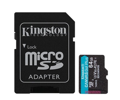 Picture of Atmiņas karte Kingston microSD Canvas Go Plus Gen4 64GB