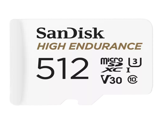 Picture of Atmiņas karte SanDisk High Endurance 4K 512GB + ADAPT