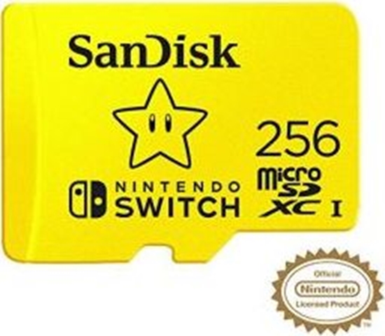 Picture of Atmiņas karte SanDisk Nintendo Cobranded 256GB microSDXC