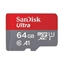 Attēls no Atmiņas karte SanDisk Ultra microSD 64GB + SD Adapter