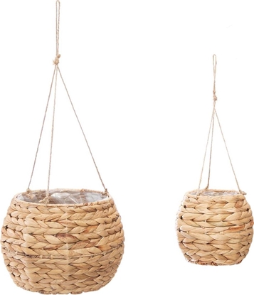 Attēls no Atmosphera Beowy komplet wiszcych kwietników Aya Natural