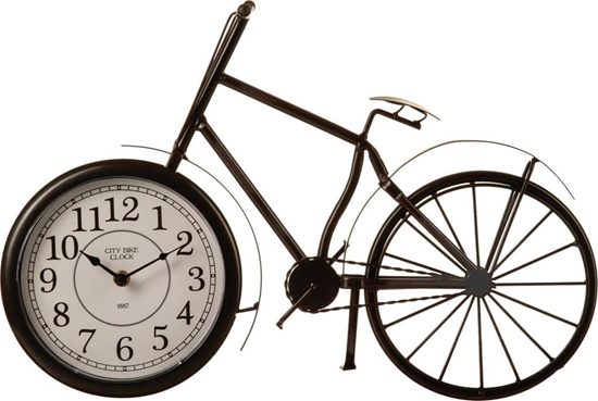 Picture of Atmosphera Czarny zegar stoowy vintage w ksztacie roweru