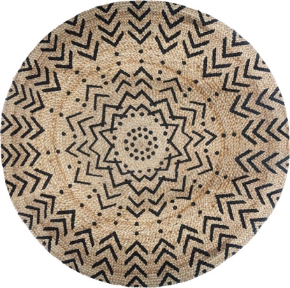 Attēls no Atmosphera Okrgy dywan jutowy 120 cm boho wzór 1