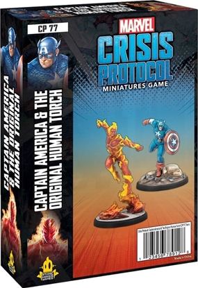 Attēls no Atomic Mass Games Dodatek do gry Marvel: Crisis Protocol - Captain America & the Original Human Torch