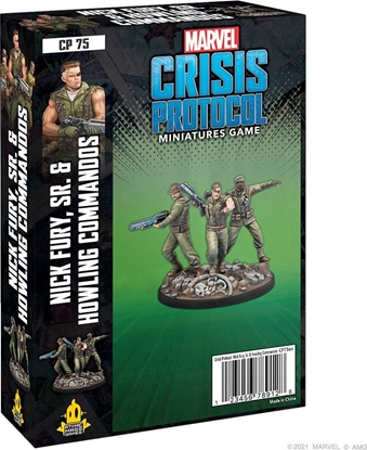 Attēls no Atomic Mass Games Dodatek do gry Marvel: Crisis Protocol - Nick Fury, Sr. & the Howling Commandos