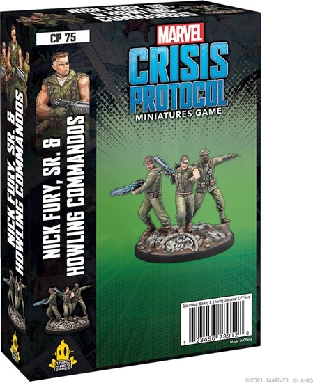 Picture of Atomic Mass Games Dodatek do gry Marvel: Crisis Protocol - Nick Fury, Sr. & the Howling Commandos