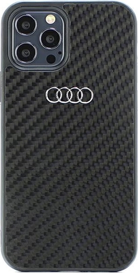Изображение Audi Audi Carbon Fiber iPhone 12/12 Pro 6.1" czarny/black hardcase AU-TPUPCIP12P-R8/D2-BK